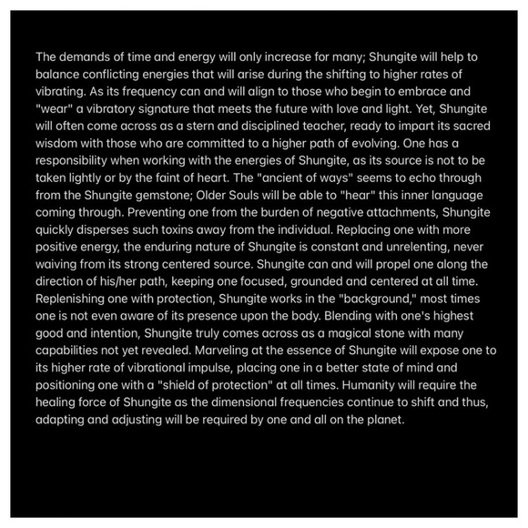 Elite Shungite Crescent Moon Healing EMF Protection Pendant Necklace - Picture 7 of 9